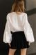 White Embroidered Shirt &ldquo;White on White&rdquo;, White, XS